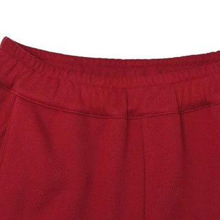 子牧棉麻 2023秋冬装 女休闲裤加绒加厚民族风刺绣文艺长裤束脚哈伦裤0002 酒红色加绒