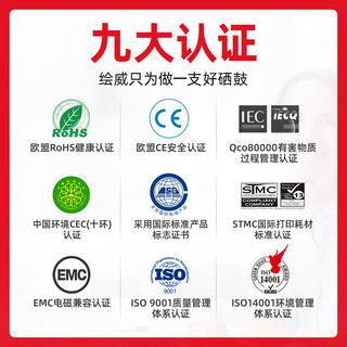 绘威 W1003XC易加粉粉盒2支带芯片 适用惠普HP Laser 103a MFP 131a 133pn Printer W1003AC打印机硒鼓 墨粉盒