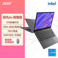 acer 宏碁 非凡Go青春 13代酷睿标压高性能轻薄本 14英寸办公笔记本 (i5-13500H 16G 1T