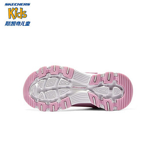 Skechers斯凯奇男女童棉鞋冬季儿童雪地靴4-16岁大童二棉鞋加绒鞋8701647L LAV/薰衣草色 35码