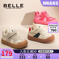 百丽童鞋女童板鞋加绒保暖鞋子男童运动鞋儿童二棉鞋防踢 普鲁士蓝 30 适合脚长约18.4-18.9cm