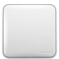 Panasonic 松下 格彩系列 WPC501 一开单控开关面板 白色