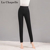 La Chapelle 羽绒裤女2023冬季新款加绒加厚保暖裤子修身时尚百搭长裤