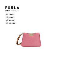 FURLA 芙拉 FLEUR系列 女士单肩包 小号 BLOSSOM玫粉色