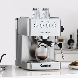 GEMILAI 格米莱 咖啡机小型家用全半自动美式现磨萃取意式浓缩奶泡CRM3005E 3005E赠9015A家用磨豆机