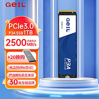 GeIL 金邦 M.2固态硬盘P3A全新高速M.2 NVME PCIE3.0台式机笔记本SSD P3A 1TB 标配
