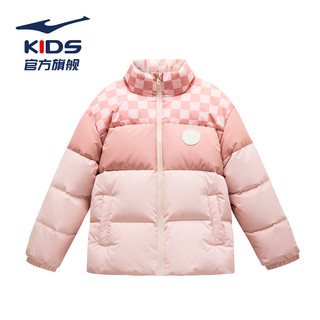 鸿星尔克童装女童羽绒服儿童厚外套中大童