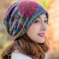 鑫祤泽曦 秋冬围巾女百变围脖多功能头巾防风面罩骑行保暖脖套月子帽扭扭帽