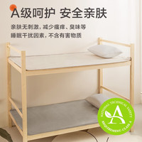 罗莱生活 LUOLAI 家纺可水洗床笠单件 单双人床垫套 法兰绒垫暖毯-灰 150cm*200cm【床笠款】