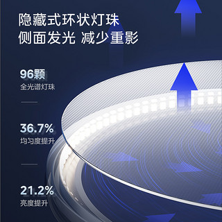 Midea 美的 护眼阅读灯学习防近视国aa级智能儿童书桌全光谱台灯