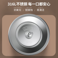 germ 格沵 GOOM马卡龙咖啡杯保温保冷杯316L不锈钢潮流大容量随行水杯