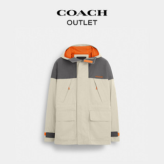 COACH 蔻驰 奥莱男士拼色机能风夹克舒适休闲时尚外套
