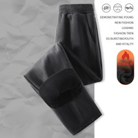 JEANSWEST 真维斯 ZR真维斯灯芯绒直筒裤女秋冬季2023加绒裤子休闲裤高腰阔腿裤