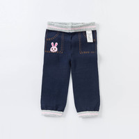 戴维贝拉女童打底裤针织秋装童装儿童裤子宝宝洋气弹力裤子