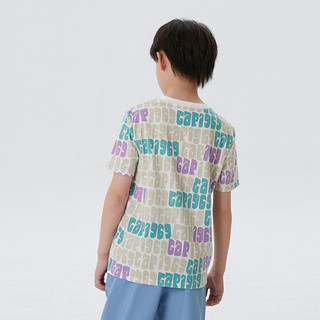 Gap 盖璞 男童LOGO创意运动短袖T恤670413儿童装休闲上衣