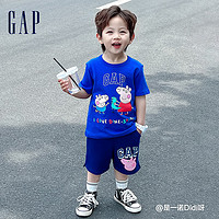 Gap 盖璞 男幼童纯棉短袖714125儿童装印花T恤