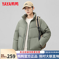 鸭鸭（YAYA）羽绒服男士短款冬季时尚休闲百搭立领防风保暖外套Y 2350军绿色军绿色 175/92A(L)