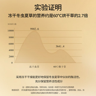 北京同仁堂 冬虫夏草4条/g 10克礼盒