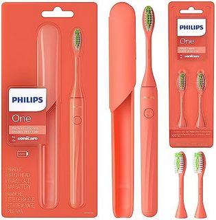 PHILIPS 飞利浦 One by Sonicare 电池牙刷,刷头套装,午夜蓝,BD1002/AZ