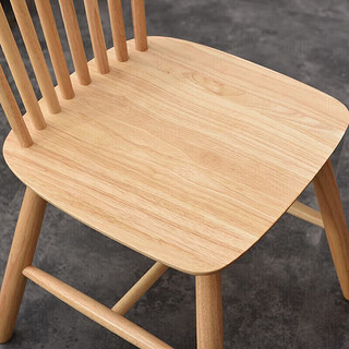 JIAYI 家逸 实木椅子家用餐椅靠背茶桌椅餐厅餐桌椅简约书房椅软包办公椅366