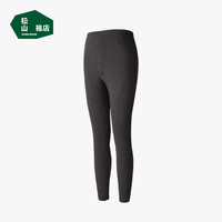 松山棉店 德绒保暖裤男女含羊毛高腰护膝双层裤秋裤加厚打底裤 男士-深灰 180