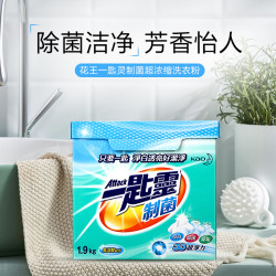 花王 一匙灵洗衣粉浓缩深层去渍去油污手洗机洗清香3.8斤
