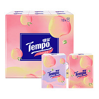 Tempo 得宝 纸巾甜心桃印花手帕纸4层60小包纸巾