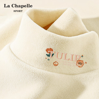 拉夏贝尔 La Chapelle 半高领慵懒风打底衫女内搭冬套头保暖长袖上衣