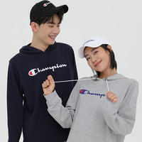 网球穿搭美国Champion连帽宽松男女薄帽衫春秋季单穿