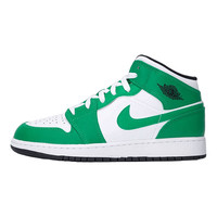 Nike耐克篮球鞋大童鞋白绿AJ1运动鞋高帮板鞋女鞋DQ8423
