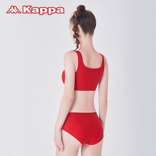 Kappa 卡帕 背靠背  冬季新品Kappa/卡帕无痕红色内衣内裤礼盒