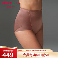 爱慕玲珑美塑高腰平角塑裤中型AD330391 沉香棕60A 160