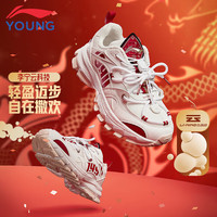 LI-NING/李宁 加绒保暖 儿童运动鞋  标准白/公牛红(加绒-9) 36