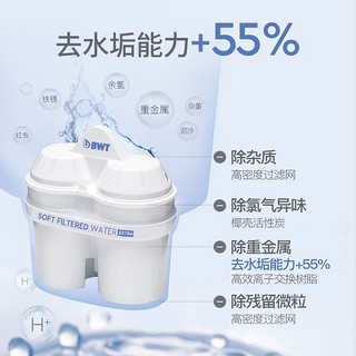 BWT 倍世 净水壶滤水壶净水器家用 欧洲去水垢滤芯 益家4.2L大容量厨房客厅通用 益家水壶