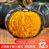京农超 软糯香甜 贝贝南瓜  5斤 带箱