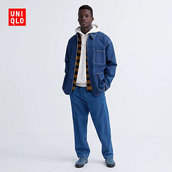 UNIQLO 优衣库 男/女装弹力棉质松紧九分裤休闲长裤 464814