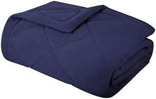SERTA 超软凉爽轻质抱毯,适用于四季的床上用品和沙发,全色/中号双人床,双排扣大衣