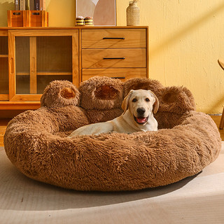 狗窝夏季凉窝中大型犬柯基金毛狗床沙发泰迪四季通用猫窝宠物睡垫