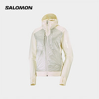 萨洛蒙（Salomon）女款 户外运动休闲轻量防风保暖棉服外套 ELIXIR HYBRID HD INSUL 香草色 C21087 S