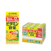 ITOEN 伊藤园 100%果蔬汁野餐橙汁低卡补VC 200ml*12 10月产