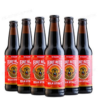 PLUS会员：Belching Beaver 打嗝海狸 花生酱牛奶世涛啤酒 355ml*6瓶