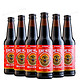  PLUS会员：Belching Beaver 打嗝海狸 花生酱牛奶世涛啤酒 355ml*6瓶　