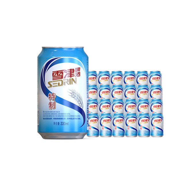 SEDRIN 雪津 特制啤酒330ml*24听 整箱装