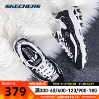 斯凯奇(Skechers)女鞋加绒 潮流运动鞋厚底熊猫鞋耐磨老爹鞋低帮休闲鞋 经典熊猫鞋/记忆鞋垫 9/39/260