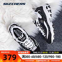 斯凯奇（Skechers）女鞋加绒 潮流运动鞋厚底熊猫鞋耐磨老爹鞋低帮休闲鞋 经典熊猫鞋/记忆鞋垫 9/39/260