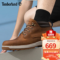 Timberland添柏岚男鞋中帮靴秋冬 户外徒步旅行抓地耐磨牛皮休闲鞋A5V1N A5V1NMF13  45/11