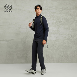 KOLON SPORT/可隆长袖 男子户外保暖透汽运动休闲T恤内搭 LHZT3WN219-