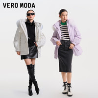 Vero Moda羽绒服冬运动90%白鸭绒可拆卸毛领女