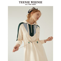 【TW奥莱特惠】TeenieWeenie小熊连帽连衣裙A字裙收腰