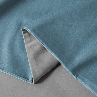 艾美家 100%纯棉四件套60支床上用品新疆棉花全棉被套枕套酒店 海因蓝 200*230cm